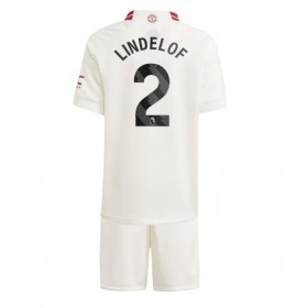 Manchester United Victor Lindelof #2 Tredje Kläder Barn 2023-24 Kortärmad (+ Korta byxor)